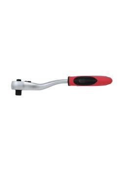 GEDORE red 2K reversible ratchet - 3/8 inch - cranked - length 210 mm