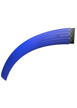 Tuyau plat en PVC Tricoflat® - Ø intérieur 25 à 200 mm - épaisseur de paroi 2,2 à 3 mm - longueur 25 à 100 m - couleur bleu - prix par rouleau