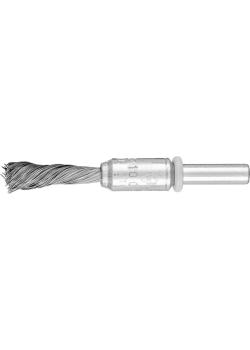 Ändborste - PFERD - Ø 10-12 mm - enkelvirad - skaft - ståltråd - 10 st.