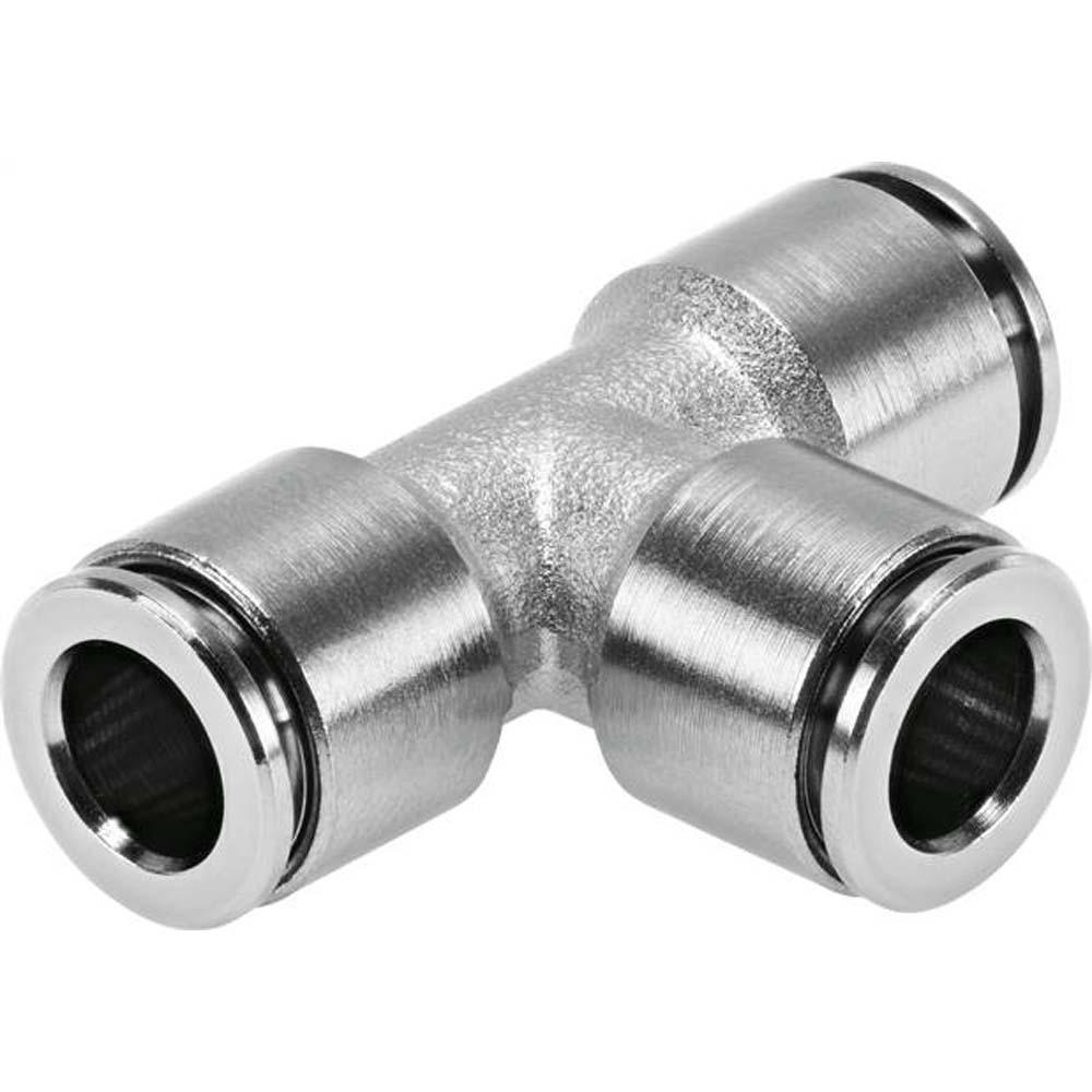 FESTO - NPQH-T - Push-in T-connector - Standard size - Nominal width 3 to 12 mm - Pack of 10 - Price per pack