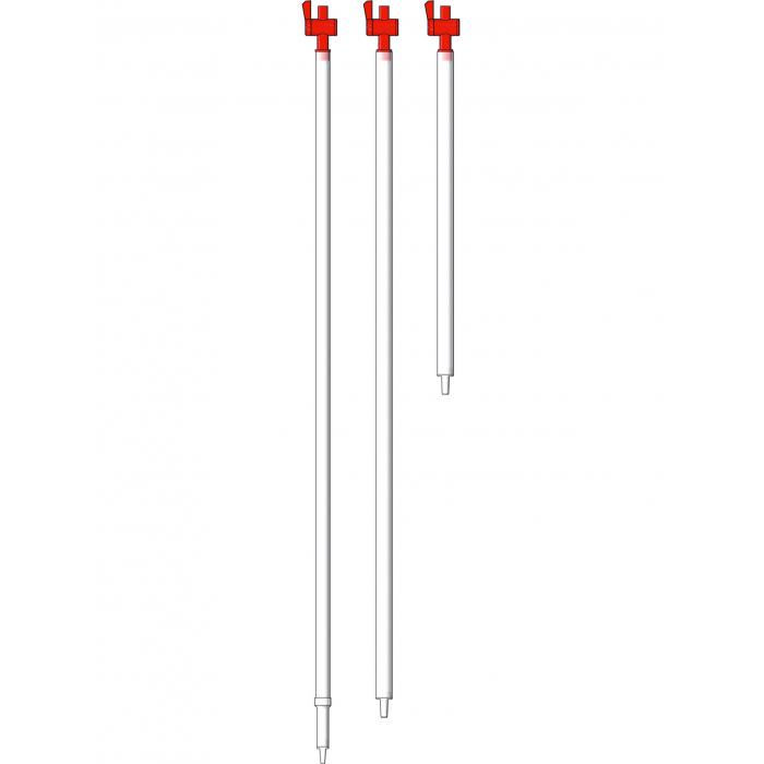 Pipette/prøverør - PP - gjennomsiktig - rør Ø 22 mm