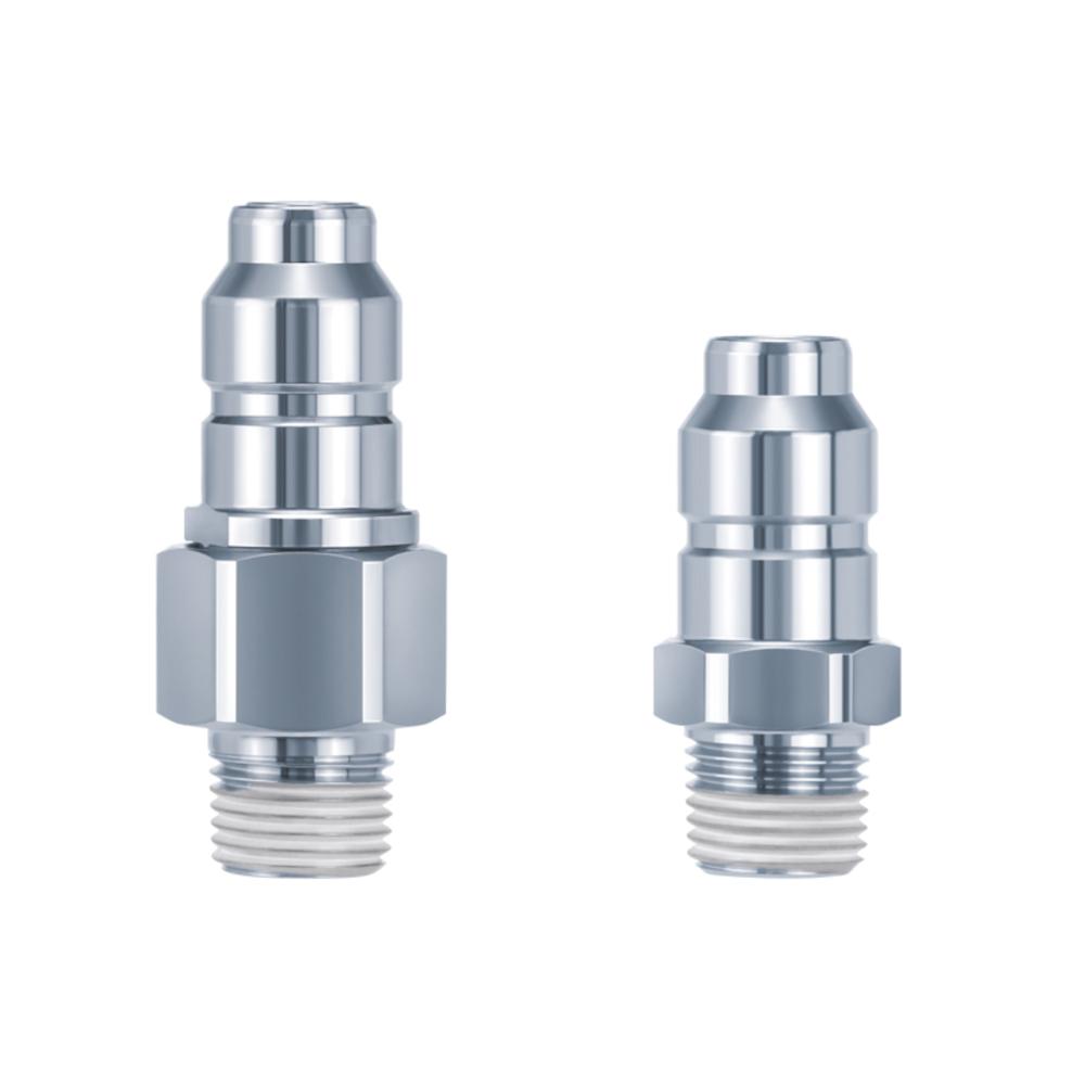 Schnellkupplung mit Stecker KKA - mit Rückschlagventil - AG R 1/8" bis 1 1/2" - Baugröße 1/8 bis 1 1/4 - Preis per Stück