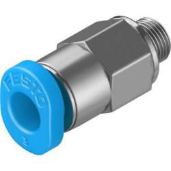 FESTO - QSM - Push-in fitting - Size Mini - Nominal width 0.9 to 4.1 mm - Pack of 10 - Price per pack