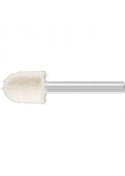 Penna per lucidare - CAVALLO - albero Ø 6 mm - forma cilindrica - feltro - confezione da 10 pezzi - prezzo per confezione