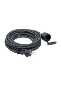 Câble de rallonge - 10 à 20 m - indice de protection IP 44 - tension nominale 230 V