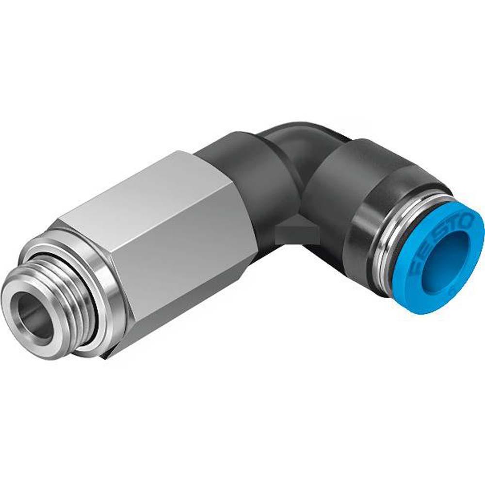 FESTO - QSLL - Push-in L-fitting - Standard size - Nominal size 2.8 to 13 mm - PU 1/10 pieces - Price per piece or PU