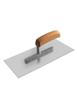 Trowel - steel sheet - for glue and plaster - Dimensions 280 x 130 x 0.7 mm