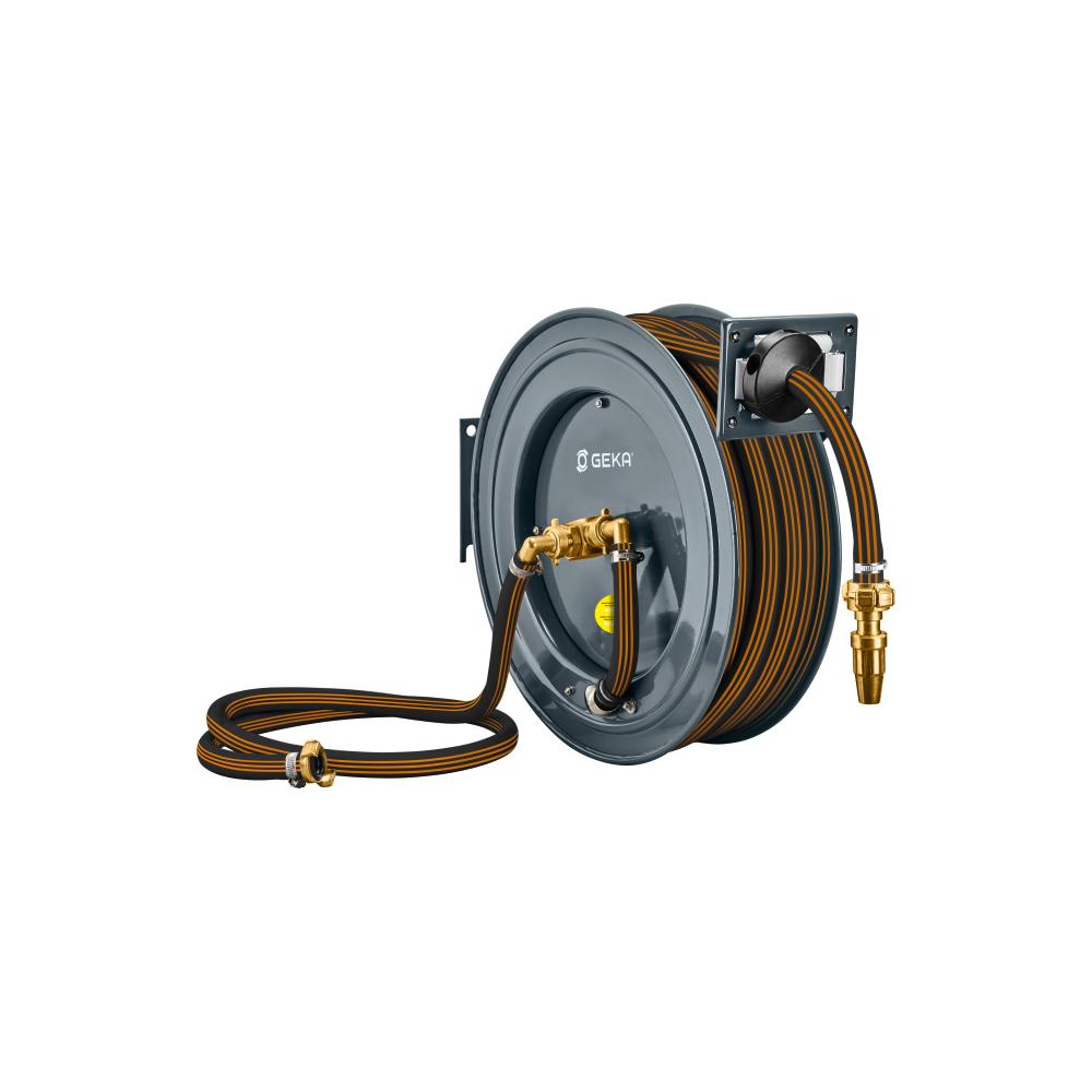 GEKA® plus PA 20GSK et PA30GSK - enrouleur automatique de tuyau - acier revêtu par poudre - 15 à 25 m de tuyau - prix par pièce