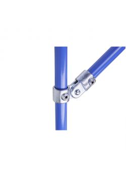 T-fog "Normafix" - galvaniserat formbart gjutjärn - garanterad belastning 1500 N/m - Ø 26,9 till 60,3 mm - pris per styck