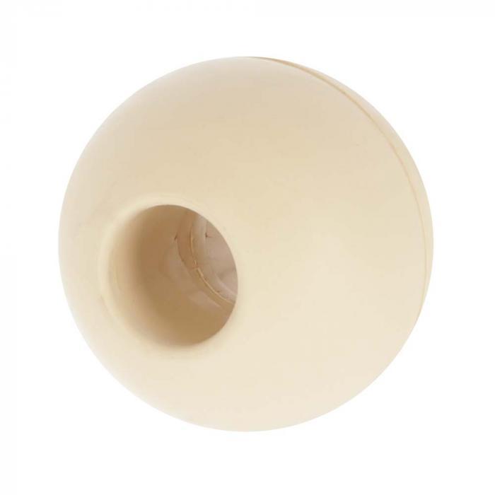 Bitboll av naturgummi - Ø 55-75 mm - med hål för upphängningskedja