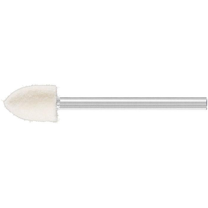 Polishing pen - PFERD - shank Ø 3 mm - pointed cone shape - felt - 10 pcs. - price per pack
