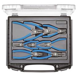 Gedore assembly pliers set - 8-piece, for internal and external circlips
