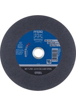 Cutting disc LABORATORY - PFERD - SG LAB STEEL - 80 T - outside Ø 250 to 300 mm - bore Ø 32.0 mm - pack of 20 - price per pack