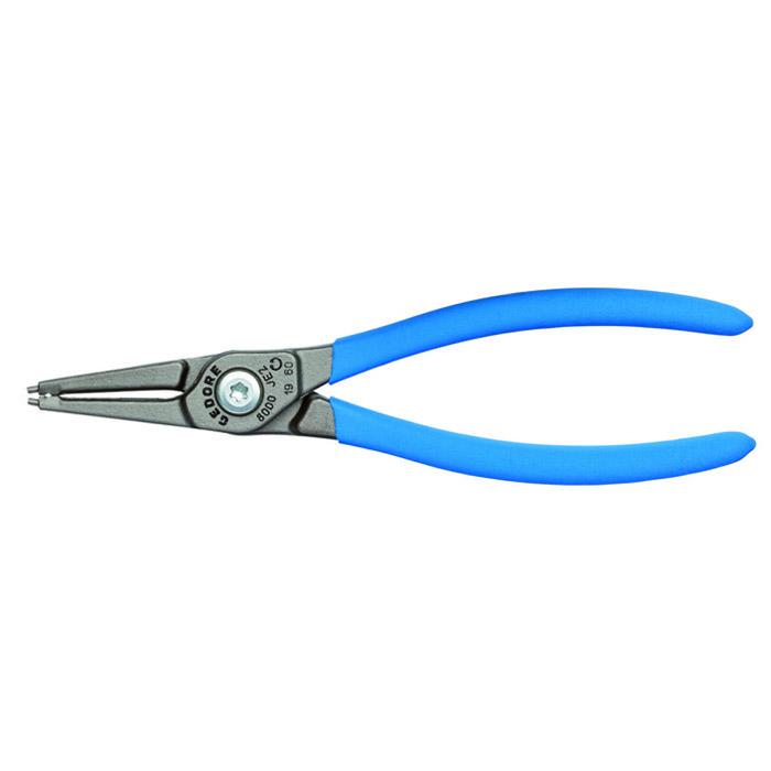 Assembly pliers - for inner retaining rings - straight - form C - indented tips