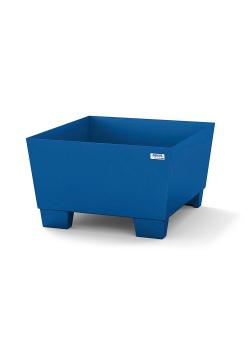 Collection tray classic-line - painted or galvanized steel - wheelchair accessible - without grating - for 1 barrel