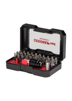 GEDORE czerwone pudełko bitowe 1/4 cala - adapter szybkiej wymiany - 32 szt
