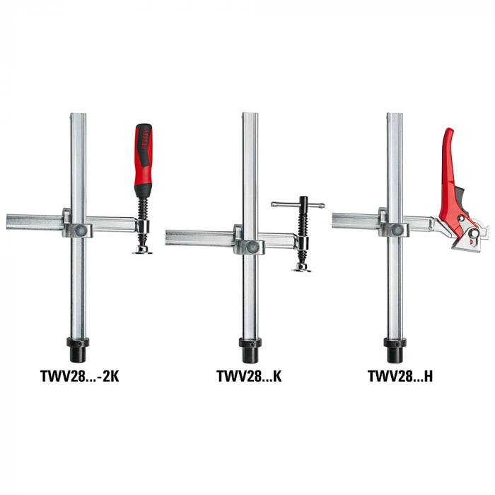 Elément de serrage à gorge variable TWV - hauteur de serrage 200 à 300 mm - gorge 30 à 175 mm