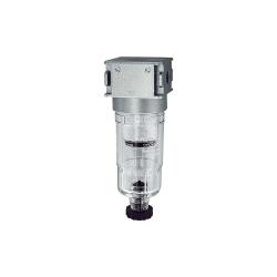 Förfilter multifix-mini - storlek 0 - G 1/8" eller G 1/4" - 0,3 µm - PE max 16 bar - med PC-behållare - pris per st