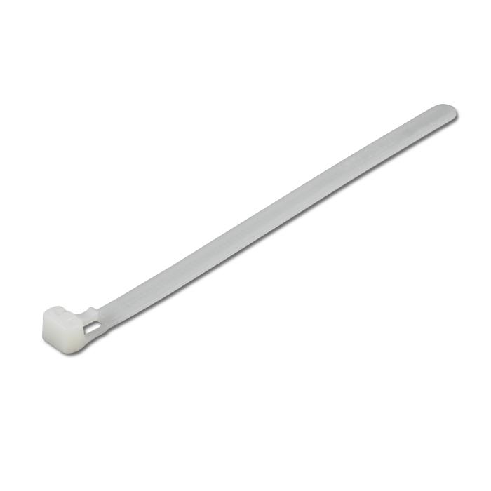 Releasable cable ties - the size 100 up to 370 mm x 7.6 mm - Material Polyamide 6.6 (as nylon)