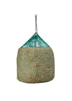 Hay net for round bales - to hang - polypropylene - rope thickness 6 mm - height 160 to 180 cm - Ø 125 to 150 cm - green
