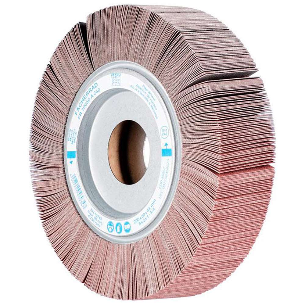 Fan wheels - PFERD - Corundum A - Ø 150 mm - Bore diameter 25.4 to 44 mm - Grain size 40 to 320 - Unit 1 and 2 pieces - Price per piece and pack