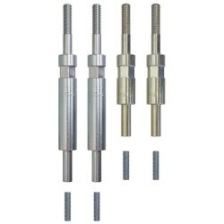 Gedore support bolt set - M6x25 mm - pin length 2x 145 and 2x 153.5 mm - for Renault, Nissan, Opel diesel engines
