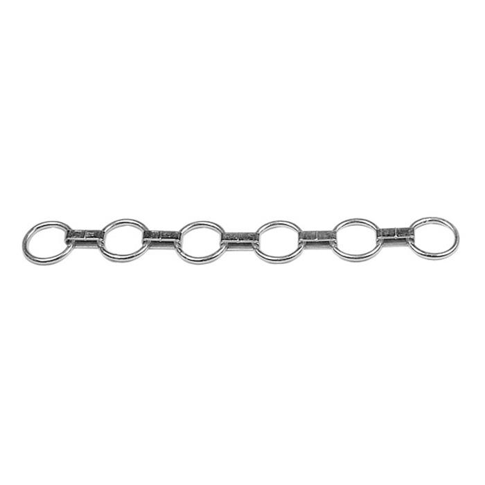 Flat link collar - length 53 to 90 cm