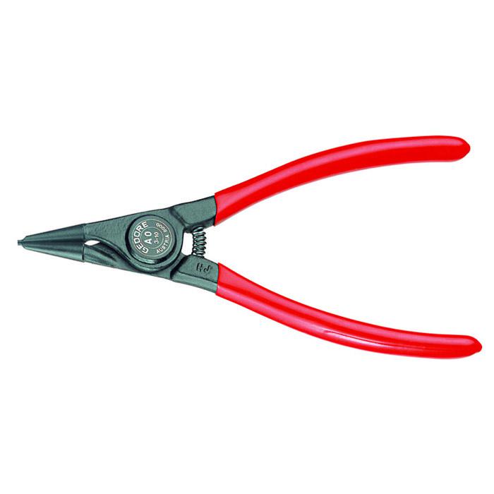 Assembly pliers - for external retaining rings - straight - with pinch protection - form A
