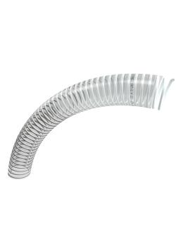 Spiralslang Spirabel® - PVC - inner-Ø 20-151 mm - ytter-Ø 25,2-163,6 mm - 25-50 m - transparent - pris per rulle