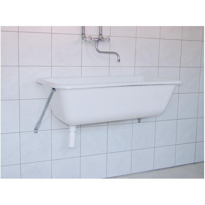 Seinäkonsoli kylpyammeen pesuun - 65 - 100 l - seinäkiinnitys