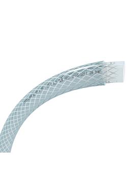 Tuyau alimentaire polyvalent Tricoclair® AL - PVC - Ø intérieur 4 à 50 mm - Ø extérieur 8 à 64 mm - longueur 25 à 100 m - couleur transparente - prix par rouleau