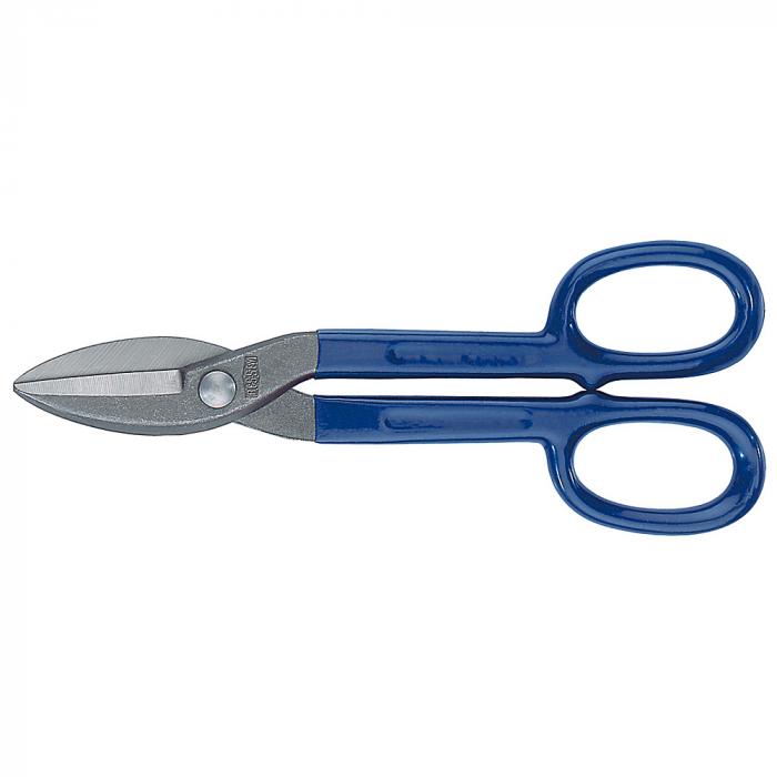 American scissors - cutting length 41 to 72 mm - sheet thickness 1.0 mm - total length 200 to 350 mm - handles dipped in PVC
