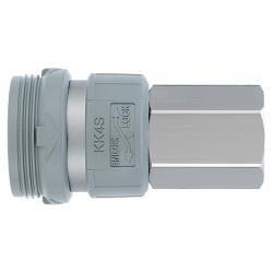 Quick coupling with socket - with internal thread - internal thread M5 to Rc 1/2" - size M5 to 1/2 - pack of 5 - price per piece
