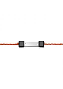 Connettore filo Litzclip® - Ø 3 mm - dritto - acciaio inossidabile - confezione da 10 pezzi - prezzo per confezione
