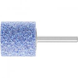 Schleifstift - PFERD - Schaft-Ø 6 x 40 mm - Härte J - Zylinderform - für Titan etc. - Bezeichnung ZY 3232 6 AWCO 24 J 5 V - D x T 32 x 32 mm - Korngröße 24