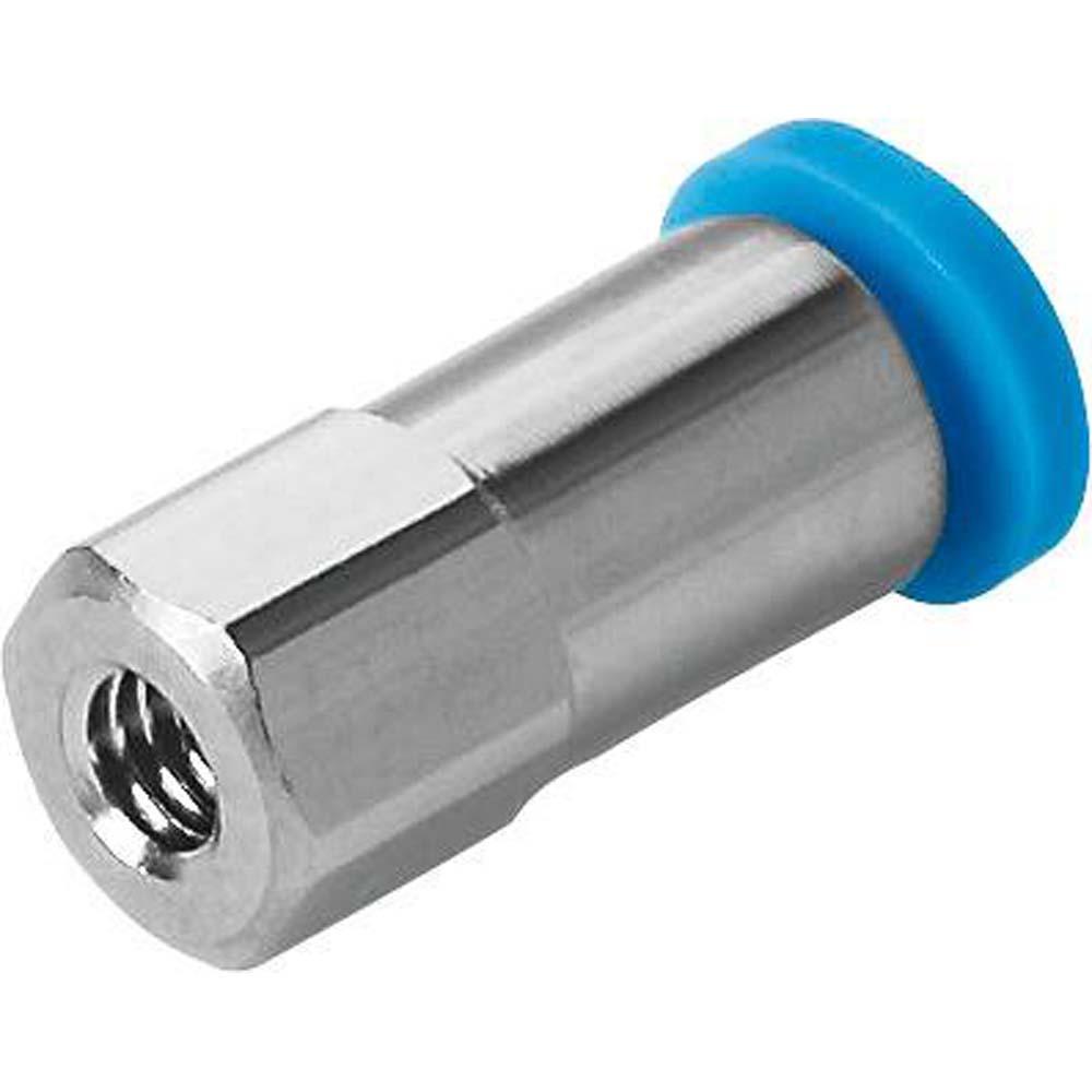 FESTO - QSMF - Push-in fitting - Size Mini - Nominal width 1.3 to 2.1 mm - Pack of 10 - Price per pack