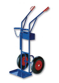 Schweißerkarren - Stahl - Tragkraft 150kg - Höhe 1500mm - für 2 Flaschen