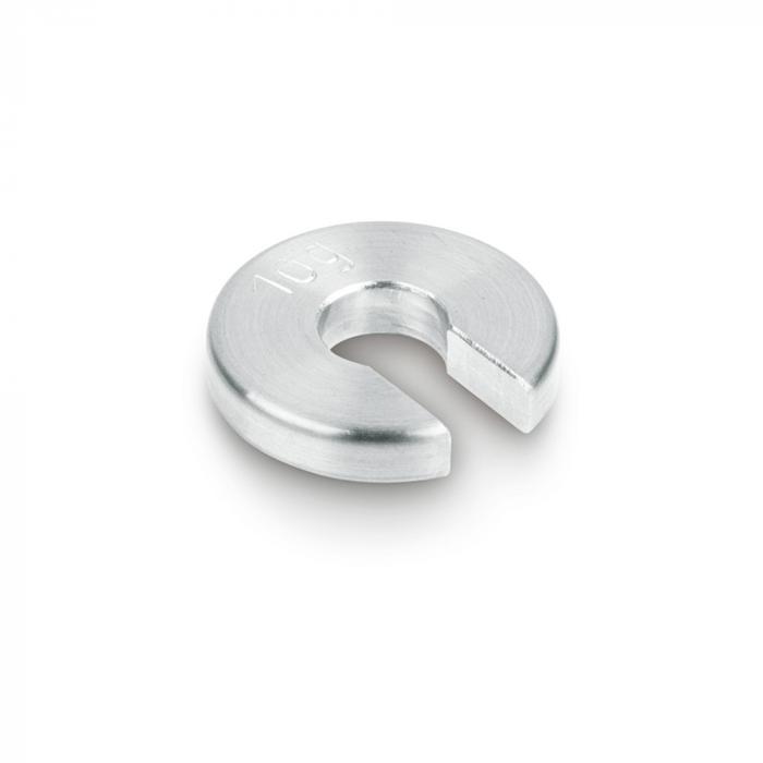 Slotted weights OIML M1 - 1 cN to 100 N - finely turned stainless steel