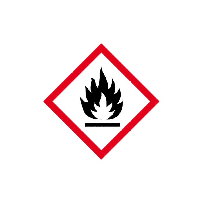GHS label "Flammable materials"