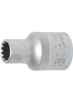 Point Socket - "Gear Lock" - drive 12.5 mm (1/2 ") - size 9 mm