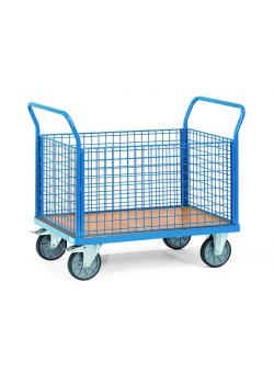 Four trolley - with 4 walls made of wire mesh