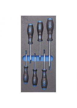 Tool Tray - T-profile screwdriver - T15 to T40 - 1/3 deposit - 6 pcs