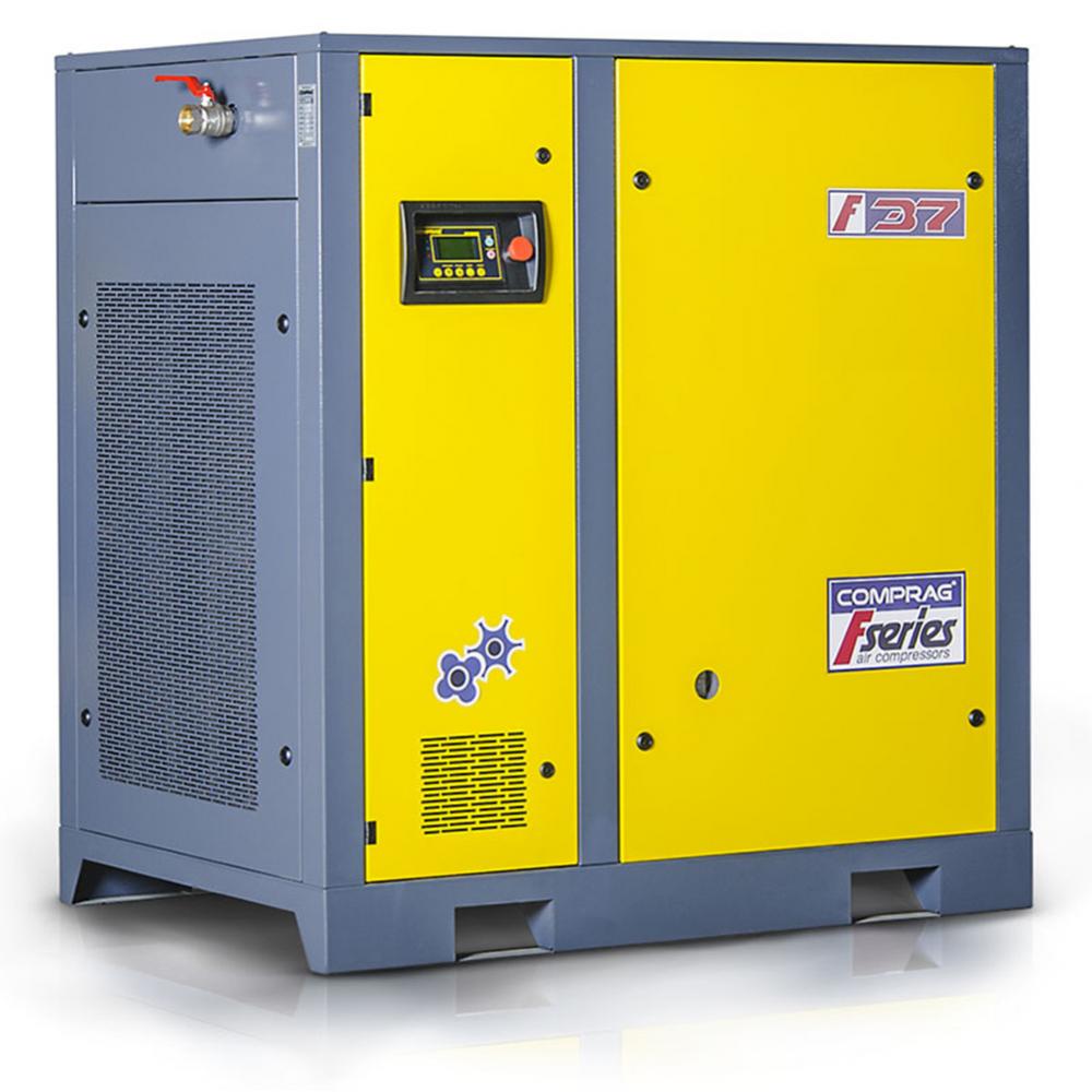 F-series screw compressor - 30 to 37 kW - 8 to 13 bar - volume flow up to 6.5 m³/min - 400 V/3 Ph/50 Hz - without boiler and refrigeration dryer
