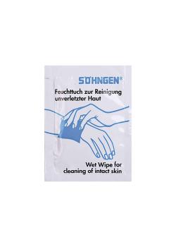 SÖHNGEN® våtservett - för rengöring av oskadad hud - individuellt