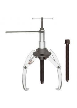 Universal Puller - 2-arms - with swiveling extractor hooks and long hydraulic spindle - KUKKO
