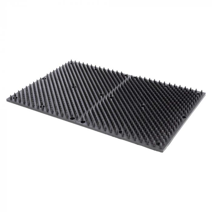 Skrapematte - for søyle- eller veggmontering - lengde 40 til 60 cm - bredde 30 til 40 cm - svart