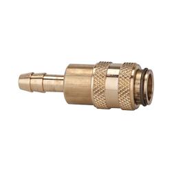 Quick-release coupling - Brass blank - NW 5 - Nozzle LW 4 to 9 - PN 0 to 35 bar - Price per piece