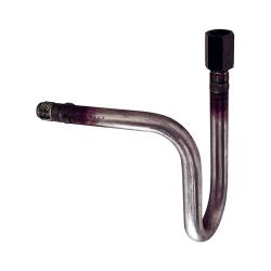 Siphon - U-shape - steel or stainless steel - G 1/2" - with connection spigot - DIN 16282 - Price per piece