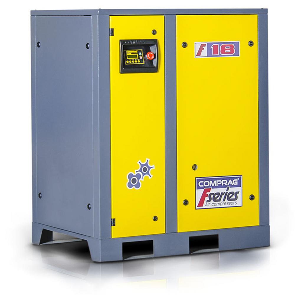 Skruekompressor F-serien - 18,5 til 22 kW - 8 til 13 bar - volumenflow op til 3,6 m³/min - 400 V/3 Ph/50 Hz - uden kedel og køletørrer