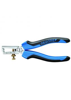 Wire stripper - 160 mm - 2-component handle - ø 0.8 to 6.0 mm²